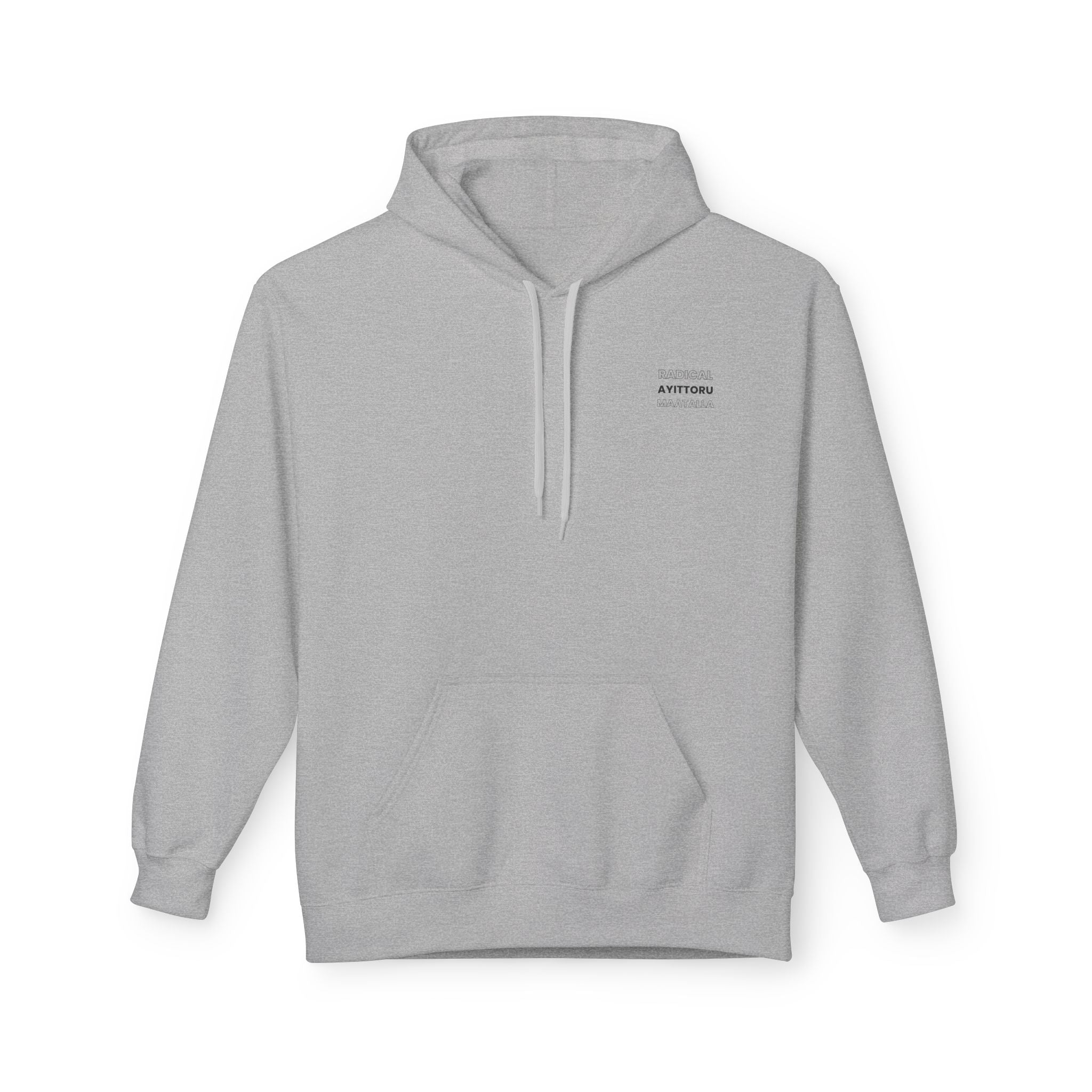 Radical Change ? -  Featuring South indian movie collection with Artistic Design- Unisex Fleece Hoodie