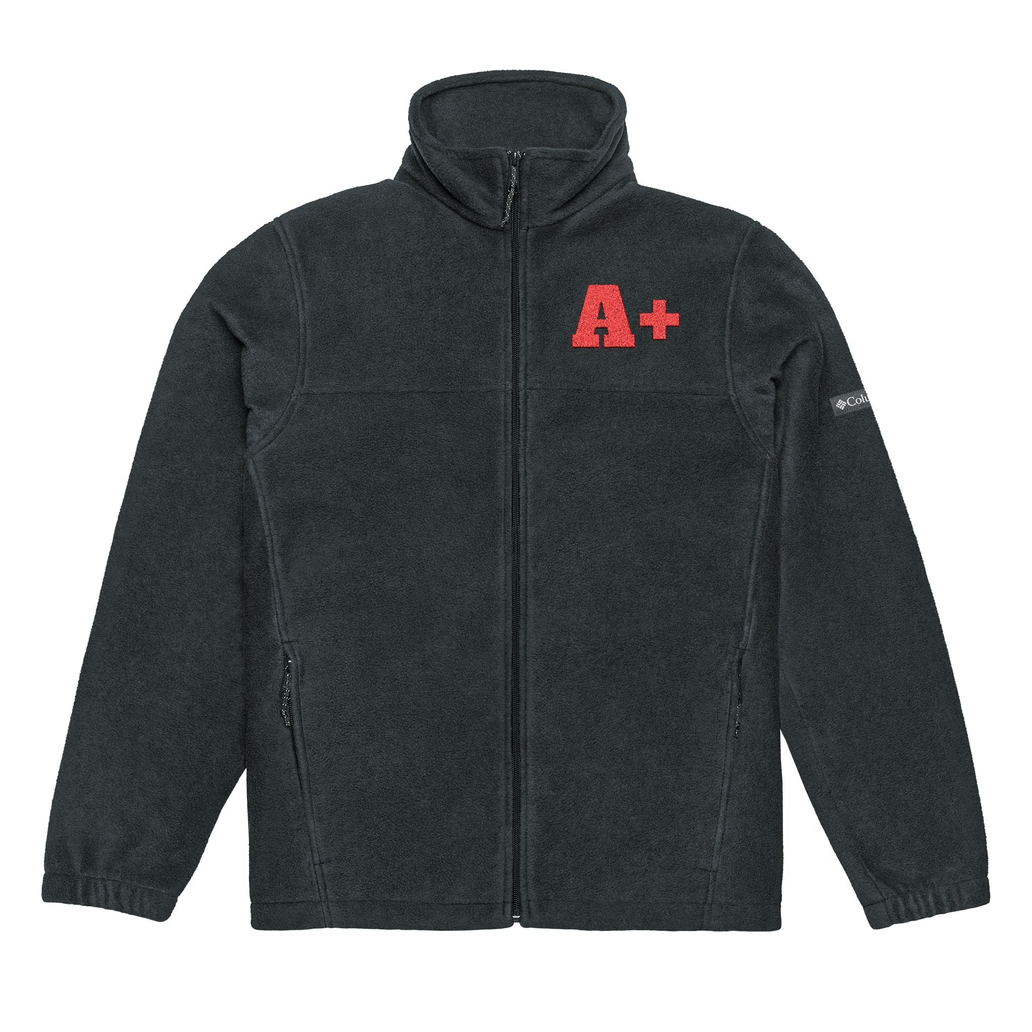 Columbia - Blood Type Explorer Hoodie A+ -Embroidered Unisex Fleece Jacket