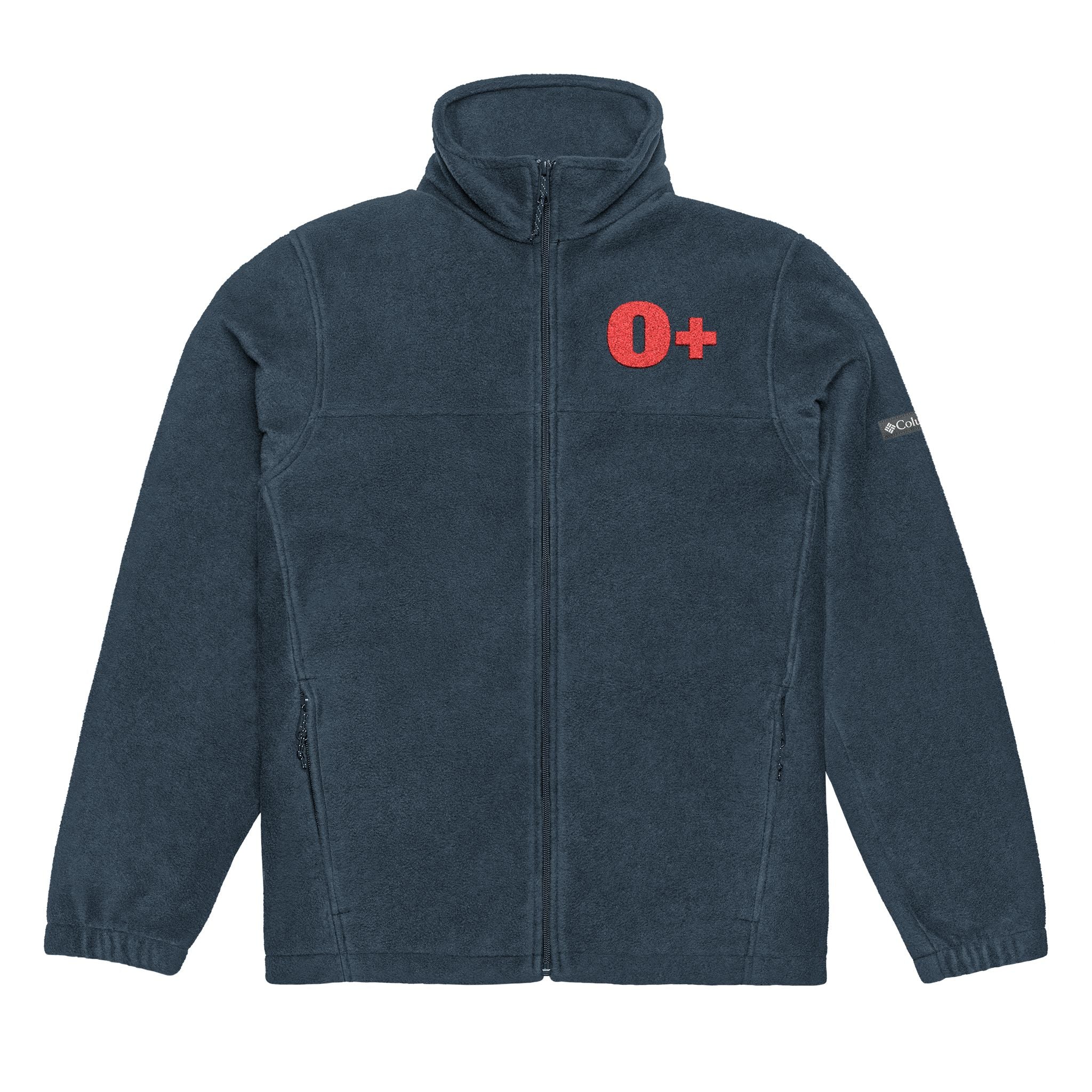 Columbia - Blood Type Explorer Hoodie O+ -Embroidered Unisex Fleece Jacket