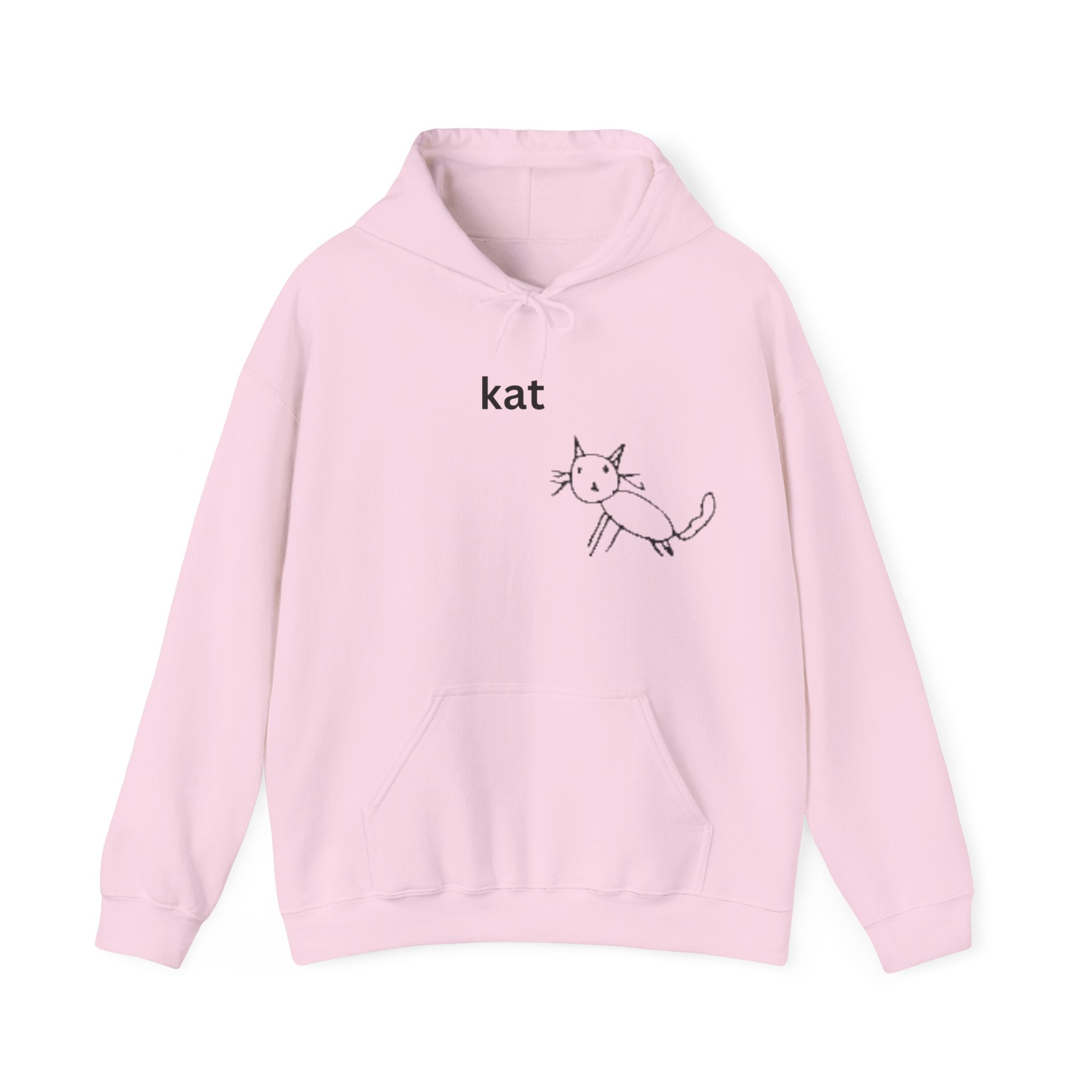 kat – Embroidered Unisex Heavy Blend Fleece Hoodie