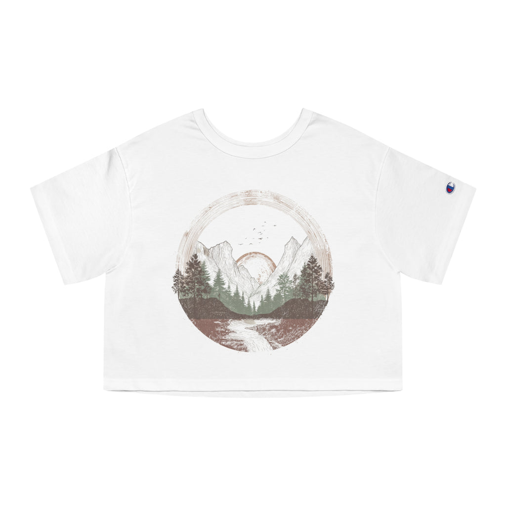 Champion - Nature-Inspired Cropped T-Shirt