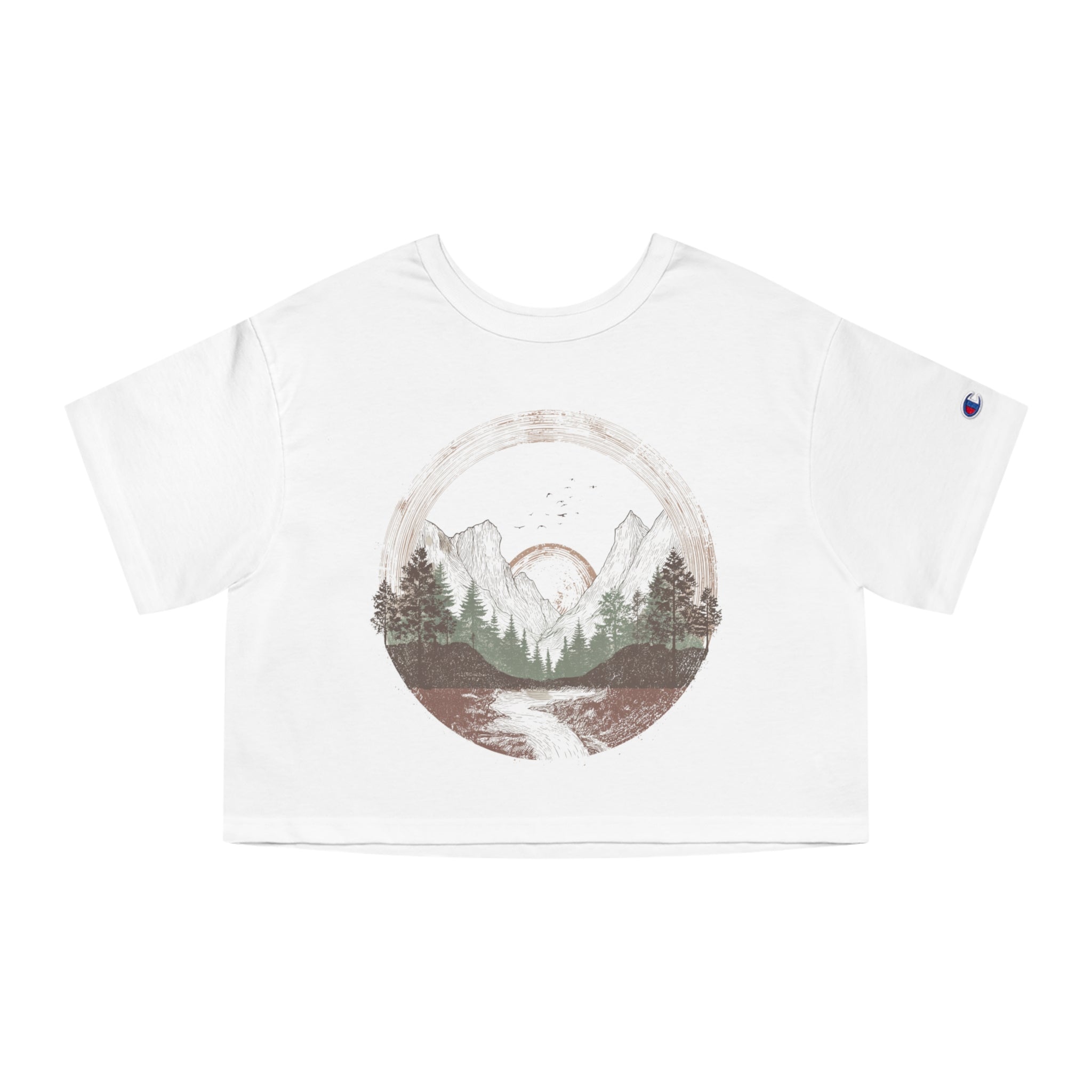 Champion - Nature-Inspired Cropped T-Shirt