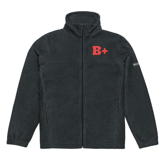 Columbia - Blood Type Explorer Hoodie B+ -Embroidered Unisex Fleece Jacket