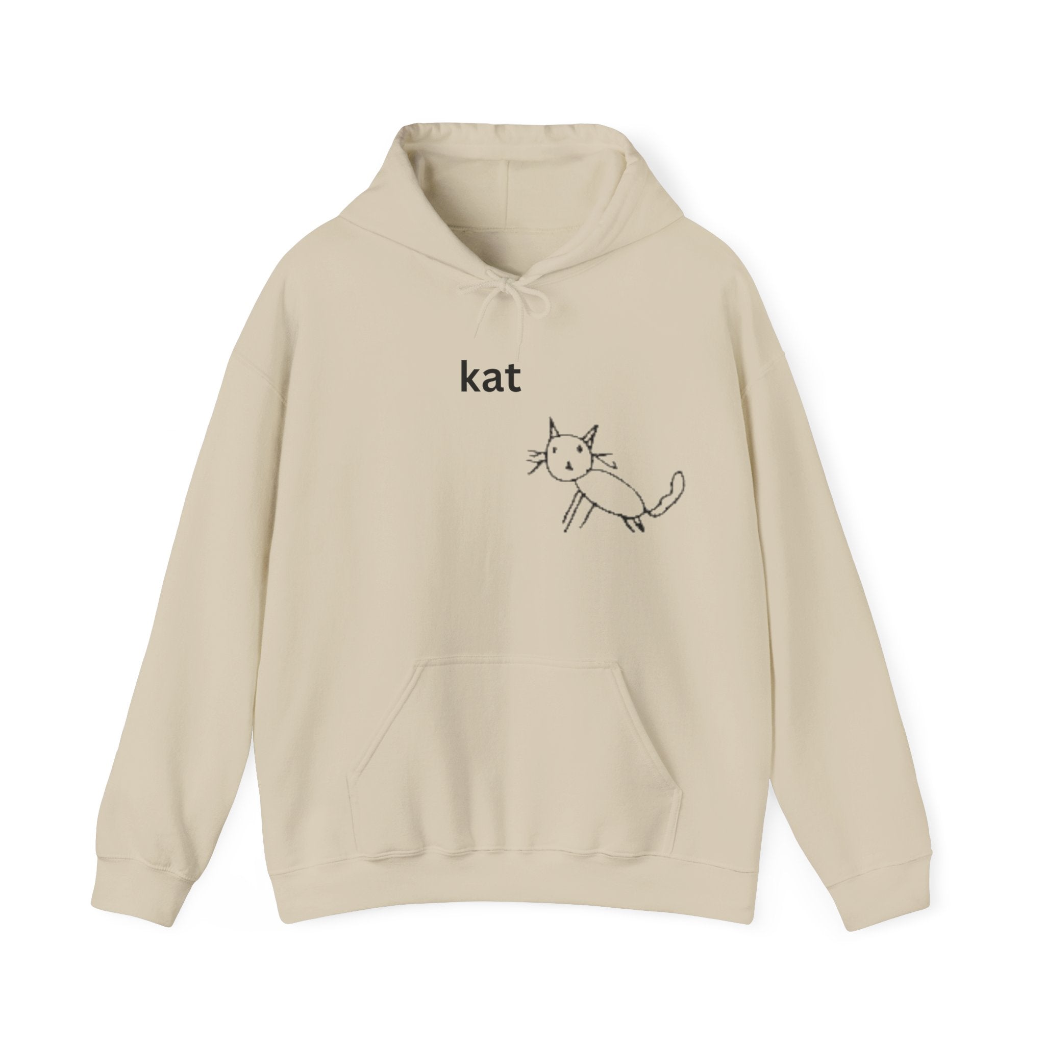 kat – Embroidered Unisex Heavy Blend Fleece Hoodie
