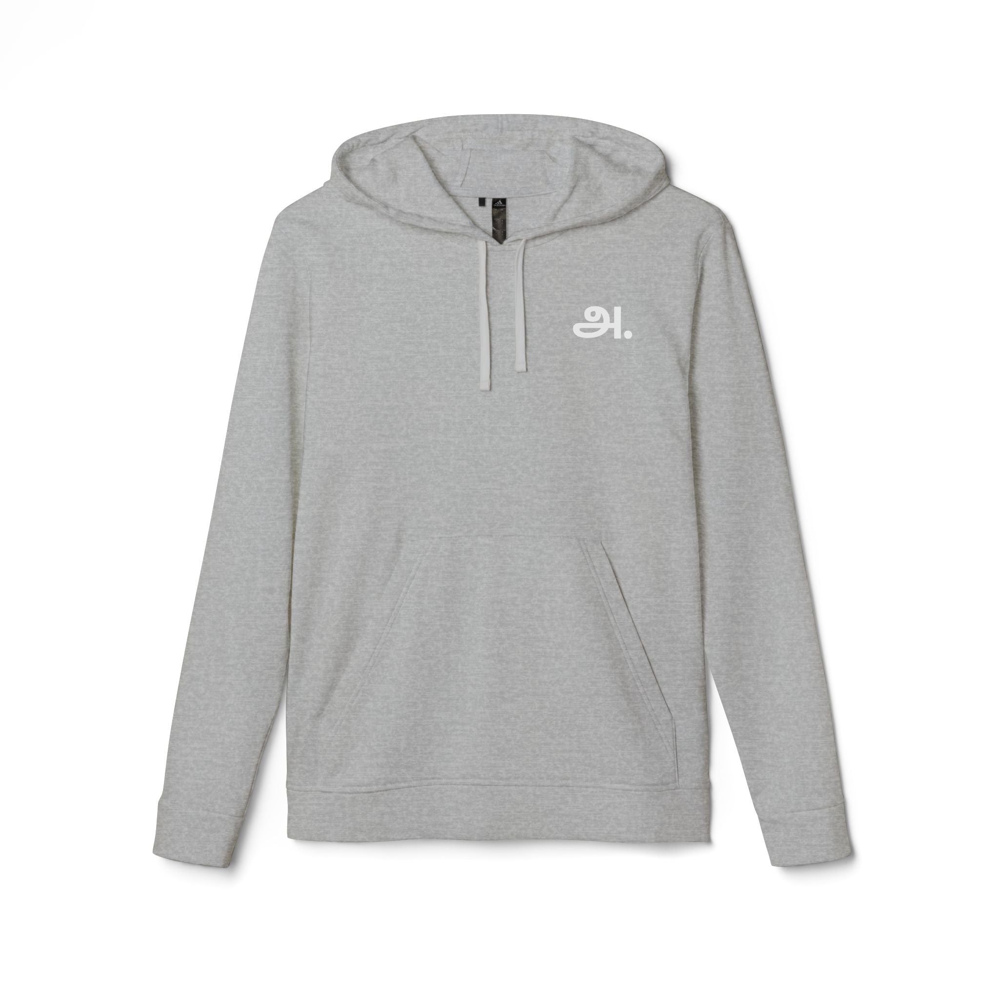 அ. - Adidas Unisex Fleece Hoodie - Minimalist Design for Everyday Comfort