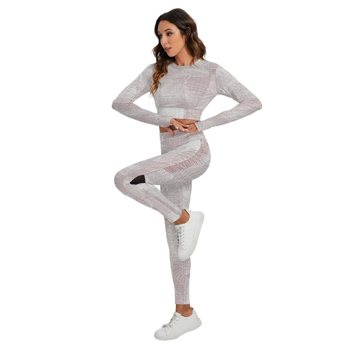 Women's Sport Set With Backless Top And Leggings