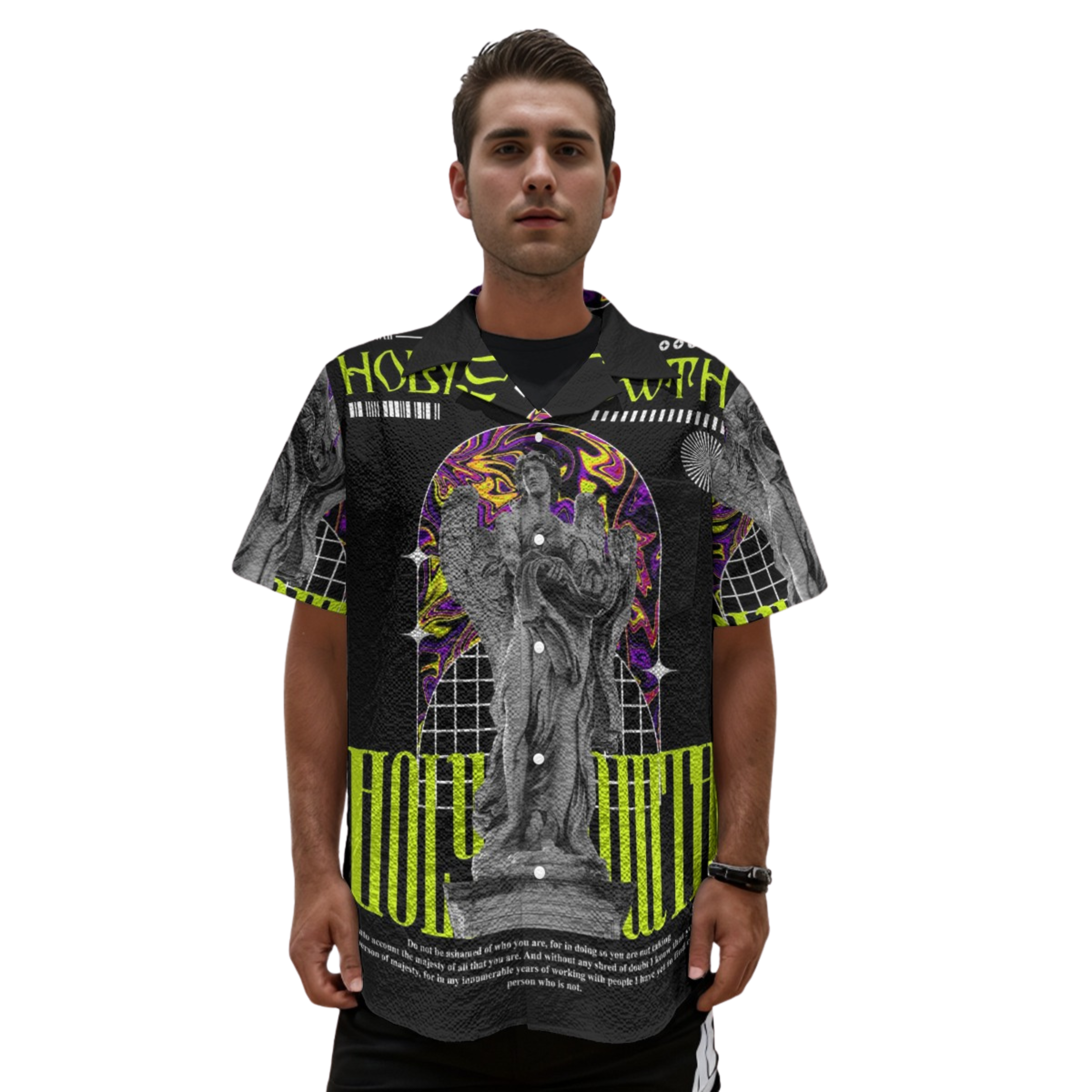 Holy Growth - Men's Heavy Textured Clubwear Shirt