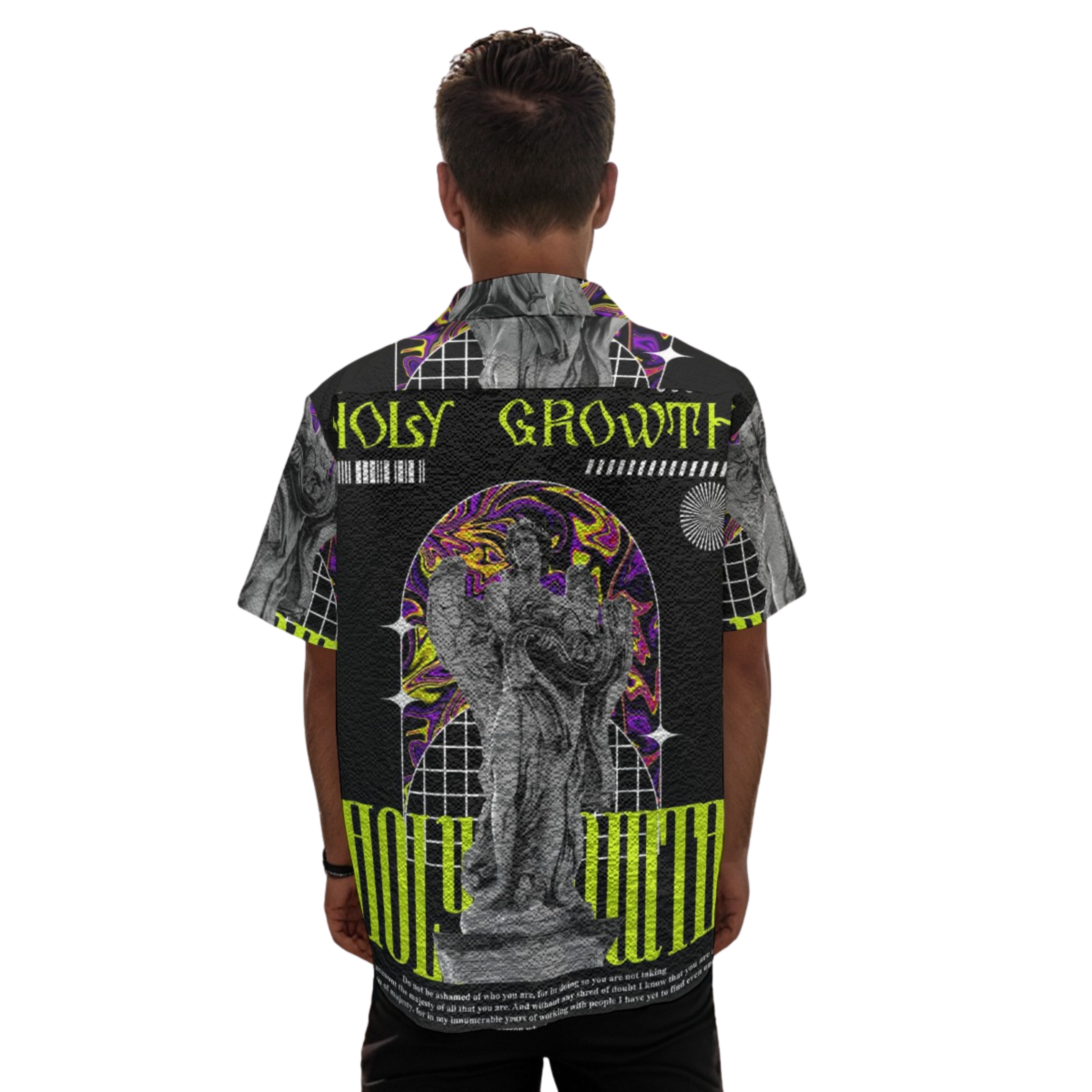 Holy Growth - Men's Heavy Textured Clubwear Shirt