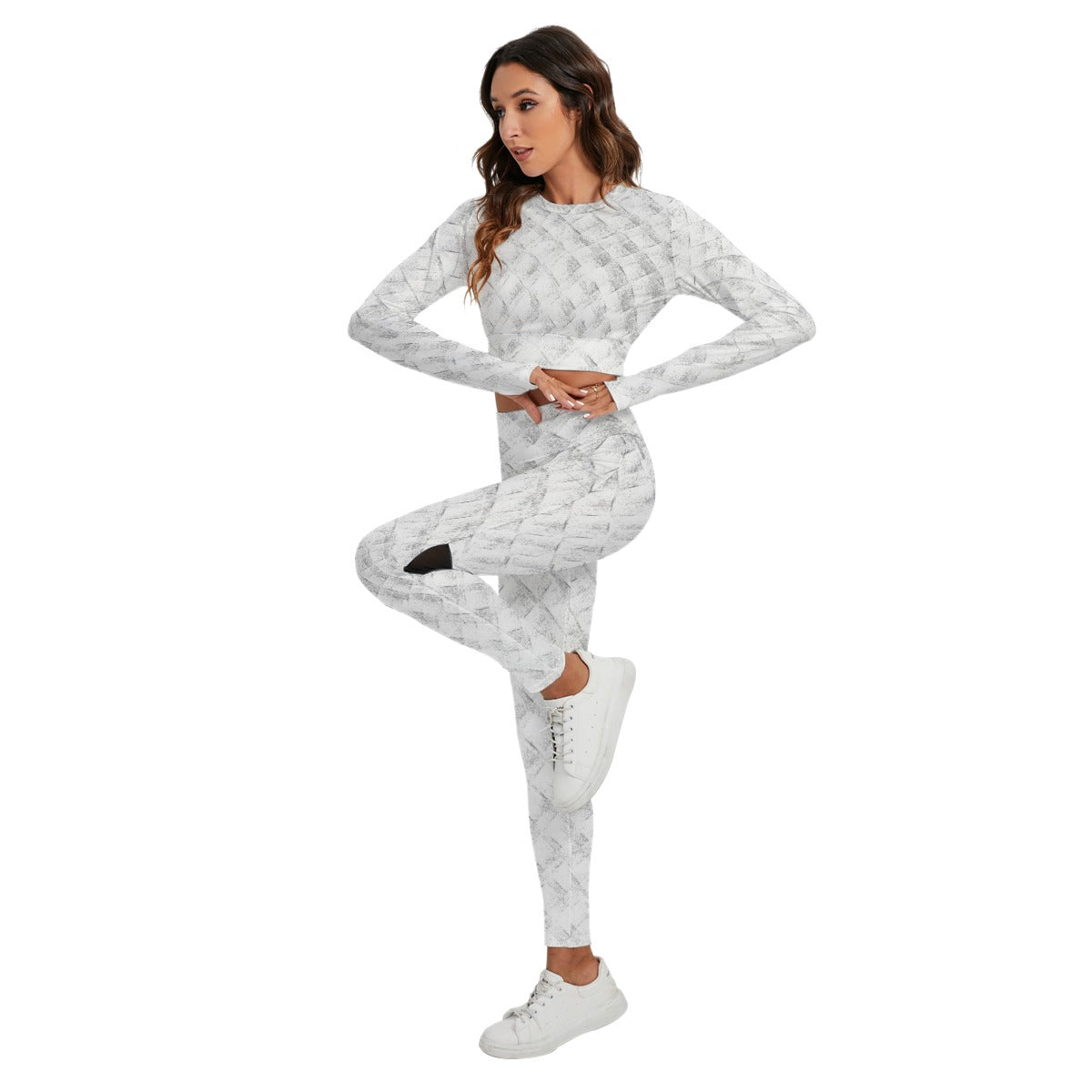 Women's Sport Set With Backless Top And Leggings